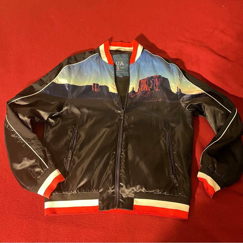 Desert Landscape Satin Jacket (Rare Piece)